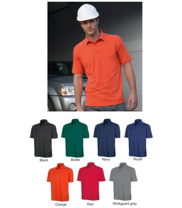 Result Work-Guard RS312 Apex Pique Pocket Polo